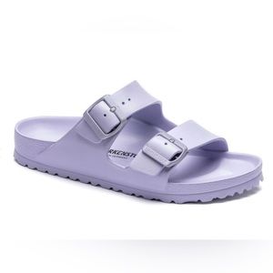 Purple Fog Arizona Rubber Birkenstocks
